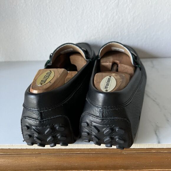 LACOSTE ANSTED 119 Moccasin Leather For Men’s Size 12 Black Green main image 6